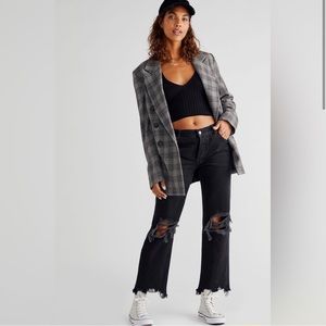 COPY - We The Free Maggie Mid-Rise Straight Jean in Washed Black